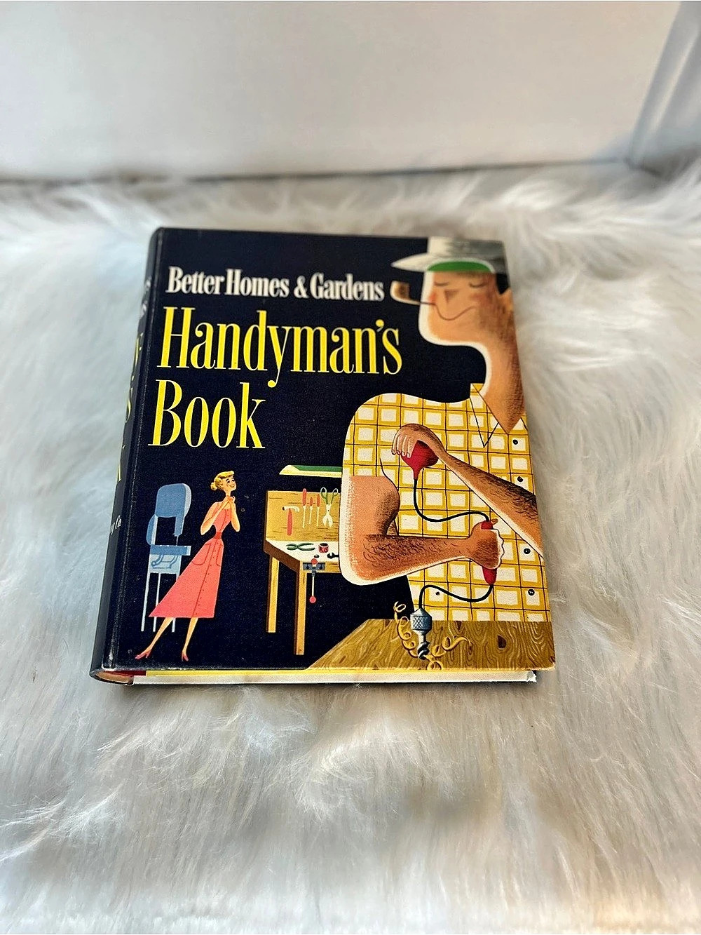 1957 65Better Homes & Gardens Handyman's Book Vintage Ring-Bound Reference Book